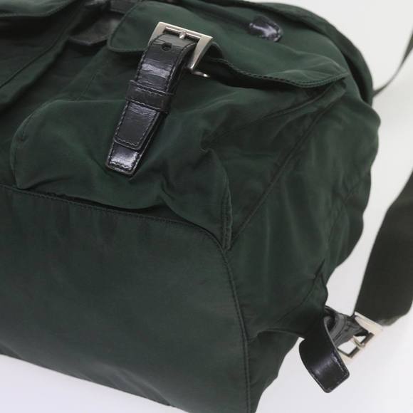 PRADA Backpack Nylon Green Auth 59702 - Picture 14 of 16